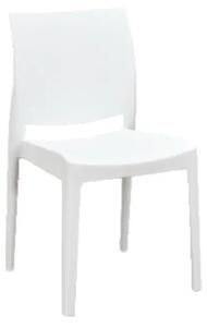 SET 4 SCAUNE PASTELLO - POLIPROPILENA - HORECA - ALB