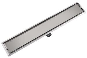 Rigolă duș liniară din oțel inoxidabil, model linie, 830x140 mm