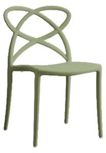 SET 4 SCAUNE INFINITY- POLIPROPILENA- HORECA - AVOCADO