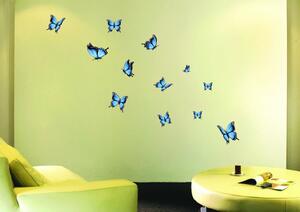 Sticker decorativ - Fluturi albastri