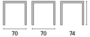 MASA TERASA ANTRACIT - 70 CM / 70 CM
