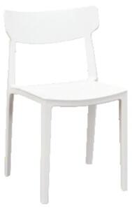 Set 4 scaune METRO -POLIPROPILENA-HORECA - ALB