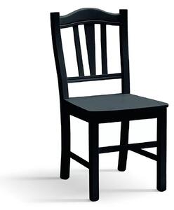 Scaun Hard, realizat integral din lemn de fag, L 46cm/l 50cm /H 95cm - NEGRU