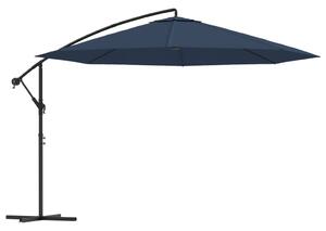 Umbrelă de soare suspendată 3,5 m, Albastru