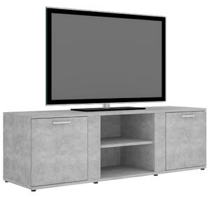 Comodă TV, gri beton, 120 x 34 x 37 cm, PAL