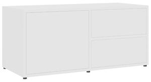 Comodă TV, alb, 80 x 34 x 36 cm, PAL