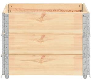 Straturi înălțate, 3 buc., 60 x 80 cm, lemn masiv de pin