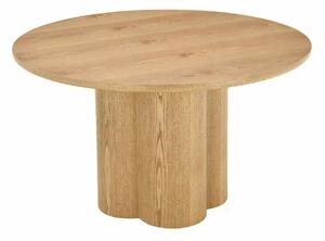 Masă ROSALIA, stejar, furnir/MDF, Ø120x74 cm