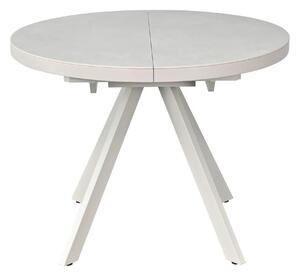 Masa extensibila LIBRA, grej cu efect de piatra travertin, ceramica/me