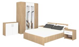 Set haaus Paris, Lemn Natural/Alb