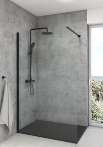 Oltens Bergytan cădiță de duș dreptunghiulară 100x90 cm negru 15101300