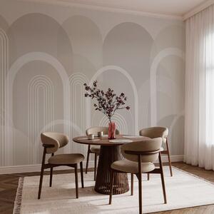Tapet Arcuri geometrice boho, Fototapet Abstract, w02935v1 : Uwalls.ro
