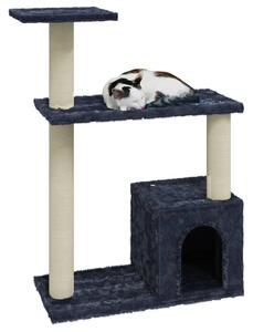 Ansamblu pisici cu stâlpi din funie de sisal, gri închis, 70 cm