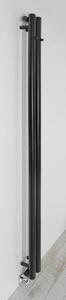 Sapho Pilon calorifer de baie decorativ 180x12.2 cm negru IZ124
