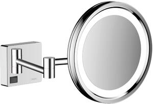 Hansgrohe AddStoris oglindă cosmetică 21.7x21.7 cm rotund cu iluminare 41790000