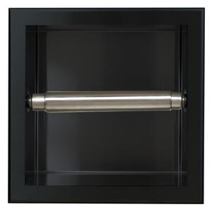 Balneo Wall-Box One Black suport pentru hârtie igienică WARIANT-negruU-OLTENS | SZCZEGOLY-negruU-GROHE | negru PB-BL1
