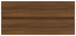 Dulap chiuvetă, stejar maro, 100x38,5x45 cm, lemn prelucrat