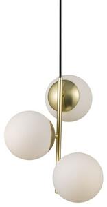 Nordlux Lilly lampă suspendată 3x40 W alb-auriu 48603035