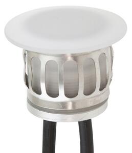 EVN P67108 Corp de iluminat LED încastrat în pardoseală, 12 V c.c., 3.000 K, reglabil, Alb, Plastic, Modern, Corpuri de iluminat încastrate rotunde