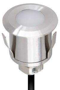EVN P6710 Corp de iluminat încastrat în pardoseală, 12 V c.c., rotund, 6.000 K, Metalic, Metal, Modern, Corpuri de iluminat încastrate rotunde