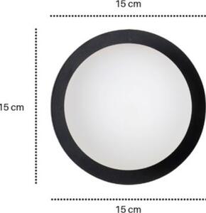 Emibig Minerva lampă de perete 1x10 W alb-negru 612/K1