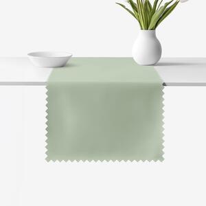 Goldea napron de masă de crăciun impermeabil - salvie 35x120 cm