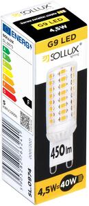 Sollux Lighting bec cu led 1x4.5 W 3000 K G9 SL.0974