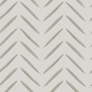 DUTCH WALLCOVERINGS Tapet „Chevron”, gri taupe 89013041