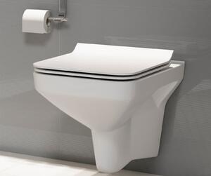 Set vas wc suspendat rimless cu capac soft close Cersanit, Como New