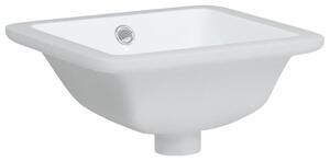 Chiuvetă de baie albă 30,5x27x14 cm, ovală, ceramică