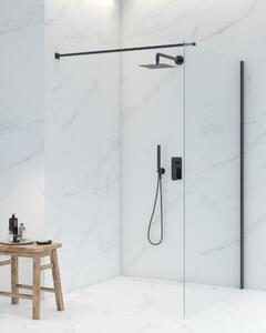 Oltens Bo perete de duș 120 cm negru mat/sticla transparentă 22004300