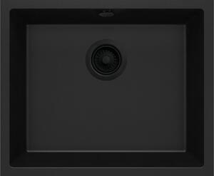 Deante Corda chiuvetă din granit 55x46 cm negru ZQA_N10C