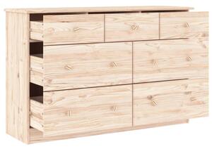 Comodă cu sertare ALTA, 112x35x73 cm, lemn masiv de pin