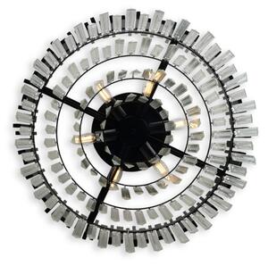 BRILAGI - Plafonieră VERVE 6xE14/40W/230V diam. 60 cm neagră