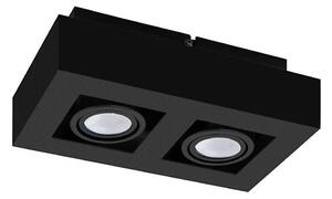 Eglo 31063 - Spot LED MENDOZA, 2 x LED, 4,7 W, 230 V, 3000 K, negru