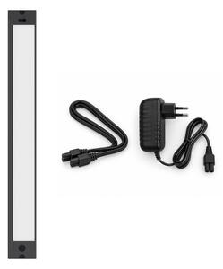 Corp de iluminat sub-mobilier LED/12W/230V CCT 42 cm negru