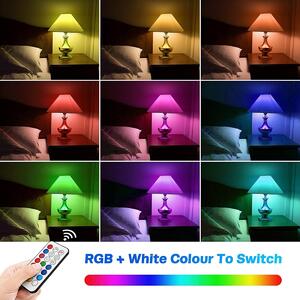 Bec LED, 2.4GHz, RGBW, 10W, E27, corp aluminiu