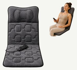 Saltea masaj corp Shiatsu cu vibratii si incalzire, 10 motoare, gat-sp