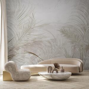 Tapet Frunze elegante grunge, Fototapet pădure, Fototapet Tropics, w03207 : Uwalls.ro
