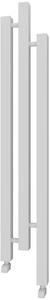 Imers Cubic calorifer de baie decorativ 136x23 cm alb 2512