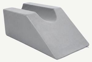 Perna ortopedica ridicare picioare memory foam 45° cu husa catifea, Gr