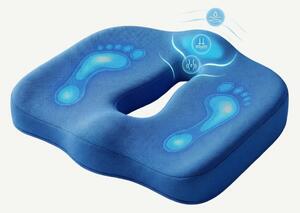 Perna ortopedica sezut memory foam cu gel si ventilatie ORTO COCCIS Pl