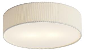 Plafonieră modernă albă cu abajur de catifea 38cm 2 lumini - Luz