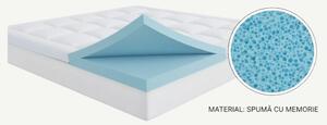 Topper saltea memory foam cu gel ELEMUSE
