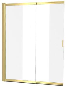 Excellent Liner paravan cadă 110 cm două piese auriu luciu/sticlă transparentă KAEX.2940.1100.LP