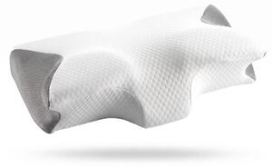 Fata de perna ergonomica Tencel, 60×40×12 cm, Alb