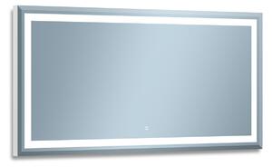 Venti Willa oglindă 120x60 cm dreptunghiular cu iluminare argint 5907722357984