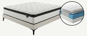 Saltea ortopedica hibrida memory foam cu gel