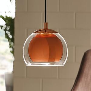 EGLO Rocamar lampă suspendată 1 sursă din cupru, reglabil, Cupru, Camera de zi / sufragerie, Metal, Modern