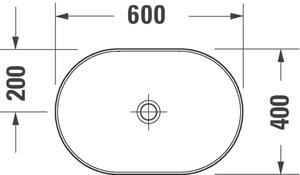 Duravit D-Neo lavoar 60x40 cm oval alb 2372600070
